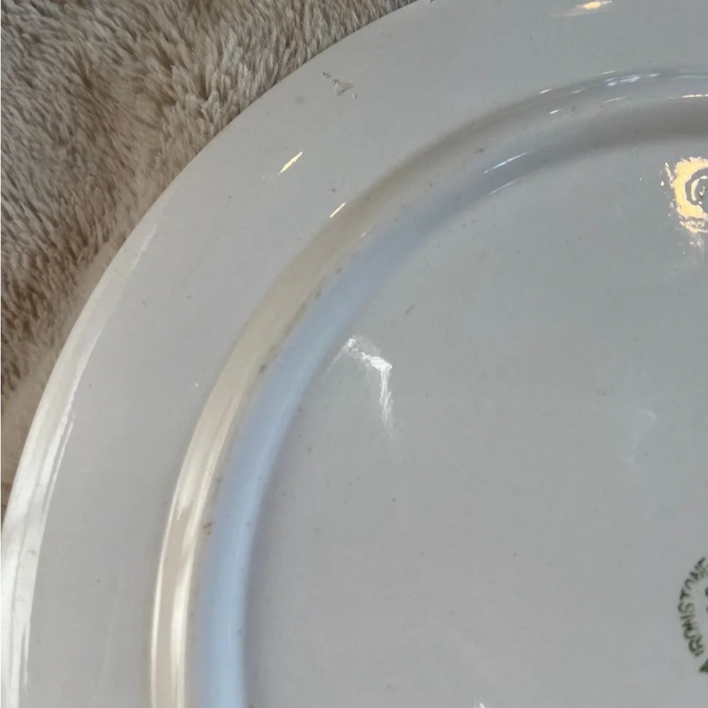 Eagle Brand Ironstone Ware Hand Painted Fruit/Wine‎ Serving Plate